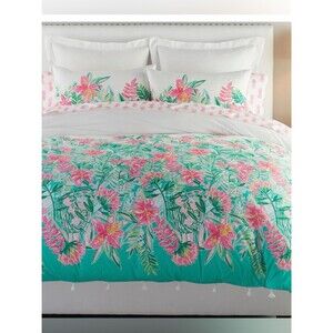 Lilly Pulitzer Jungle Lilly Percale Duvet Cover Queen (duvet cover only)
